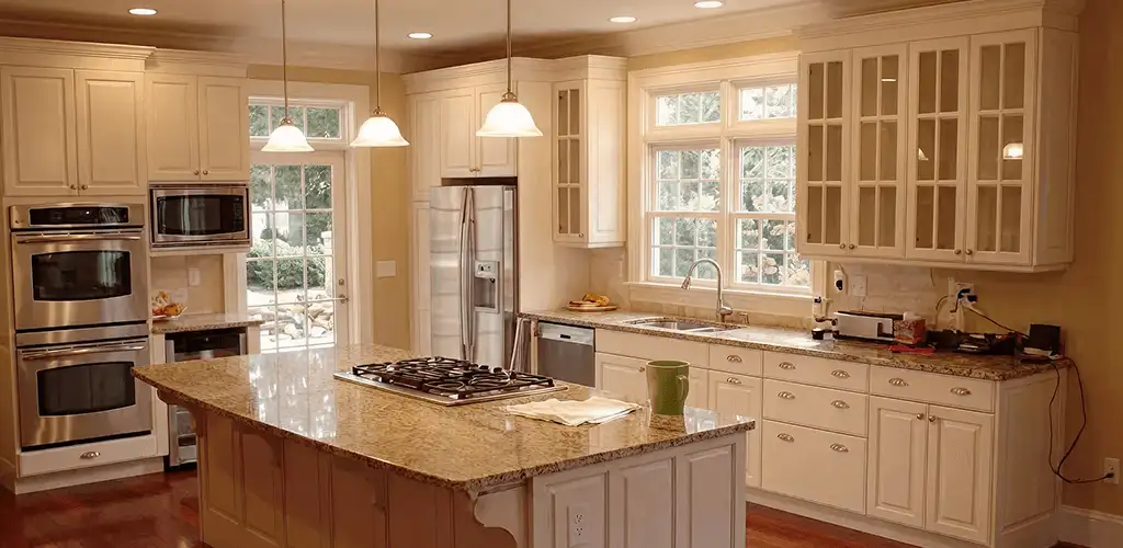 Custom cabinet door installation and kitchen upgrade in Dayton, OH